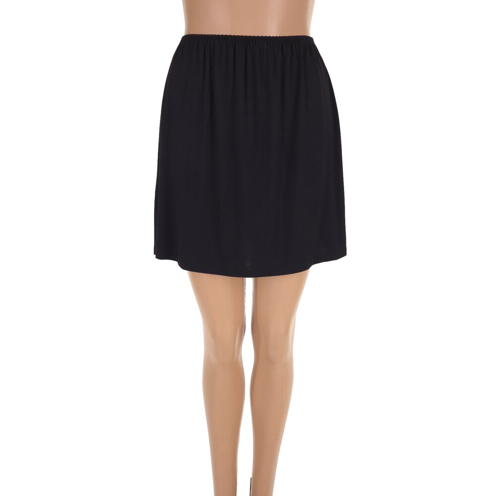 Shushu/Tong Layering Mini Skirt UK 6 US 2 XS Black SSENSE Exclusive